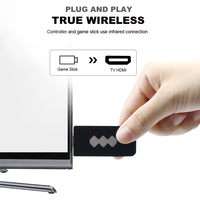 Gra wideo konsoli USB bezprzewodowy ręczny TV Mini konsoli budować w 818 klasyczne 8 bitowych gier podwójny Gamepad z wejściem HDMI, wyjście 2